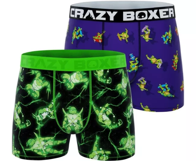 Teenage Mutant Ninja Turtles Underwear Mens 2XL 44-46 TMNT Crazy Boxer Brief