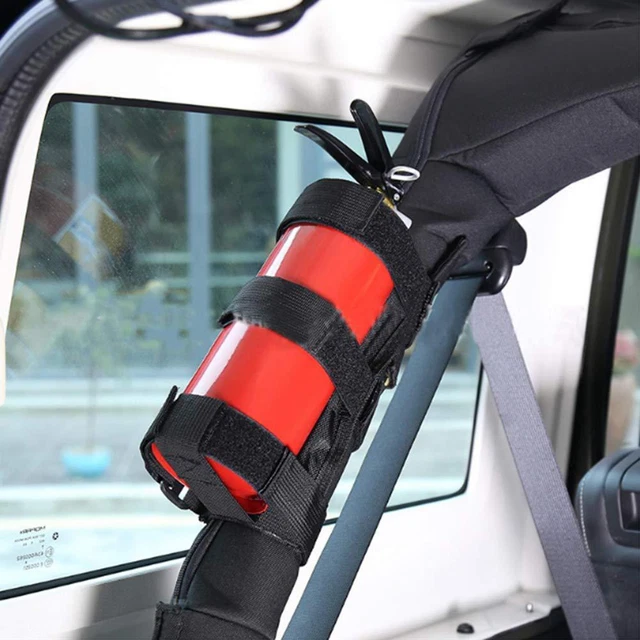 Estintore Mount Strap Cage Regolabile Per   Roll Bar Nero