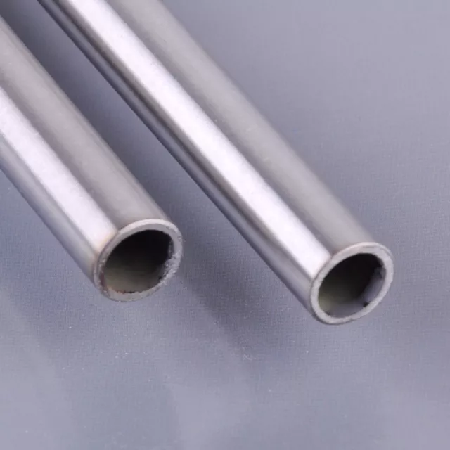 2pcs Stainless Steel Exhaust Pipe Straight Tube OD 10mm ID 8mm Length 500mm 0.5M