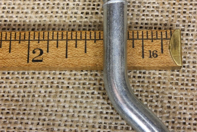 vintage hanging Plant Hook 4 3/8 x 5/16" rustic hanger wash line swing NOS 3