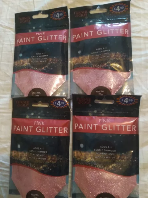 Clear Glitter Paint Glaze For walls Furniture Wallpaper Sample Pots Fine  Coarse