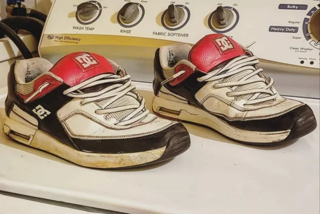 ROB DYRDEK DC SHOES VINTAGE SKATE SHOES TEN MODEL RED BLACK WHITE 65.99 PicClick