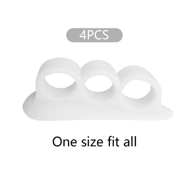 2pairs/pack Silicone Toe Separator Bunion Corrector Effective For Overlapping