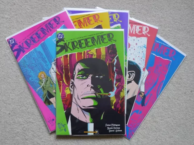 Skreemer #1, #2, #3, #4, #5 & #6 Complete Mini-Series FN/VFN (1989) DC Comics