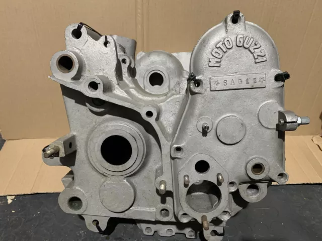 moto guzzi superalce 500 Alce Coppia Carter Ottime Condizioni Sag12 Completo