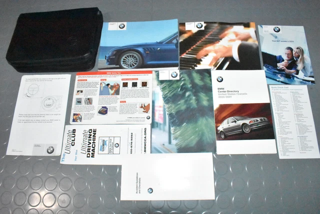 2002 BMW Z3 Roadster / Coupe Owners Manual - SET!!!!!!