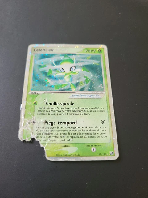 Carte Pokemon Celebi EX 117/115 FR