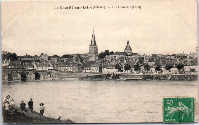 58 LA CHARITE SUR LOIRE  carte postale ancienne [JR07977]