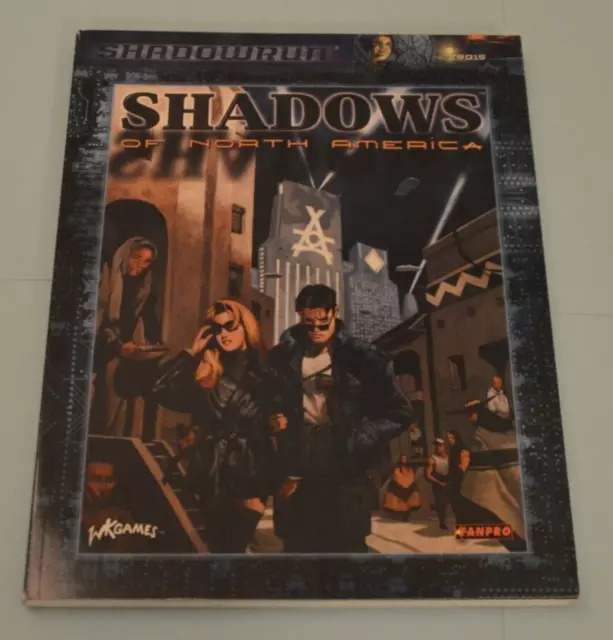 SHADOWS OF NORTH AMERICA per SHADOWRUN 3a edizione di FanPro supplemento cover morbida