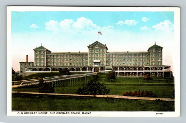 Old Orchard Beach ME, Old Orchard House, Maine Vintage Postcard