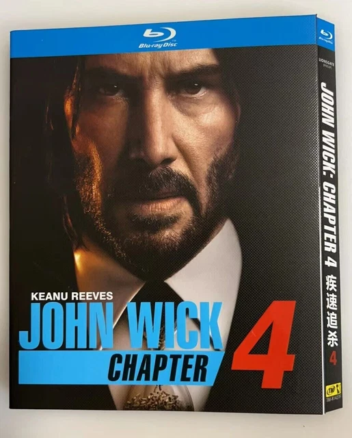 JOHN WICK Region B Blu Ray Movie Rated MA15 Keanu Reeves Drama 