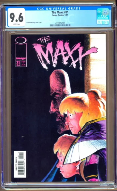 The Maxx #31 (1997) CGC 9.6  White Pages  Sam Kieth  "Low Census"