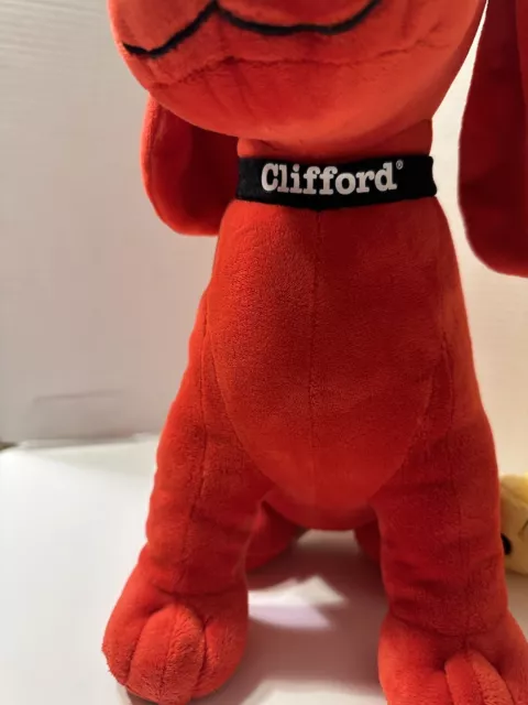 Vintage Kohls Care Big Red Dog Clifford and T-Bone Plush Stuffed Animal Lot Of 2 3