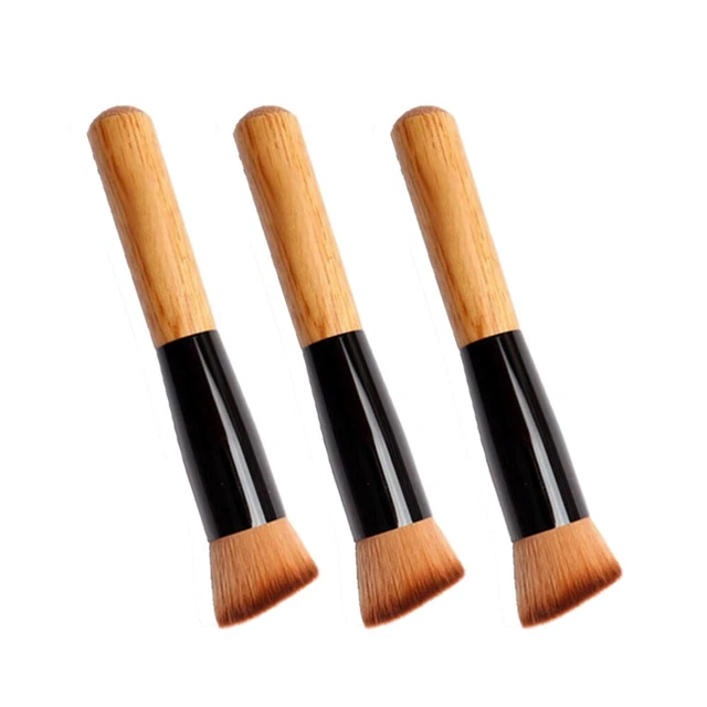 3 piezas cepillos en polvo sueltos maquillaje entrega prácticos pinceles maquillaje
