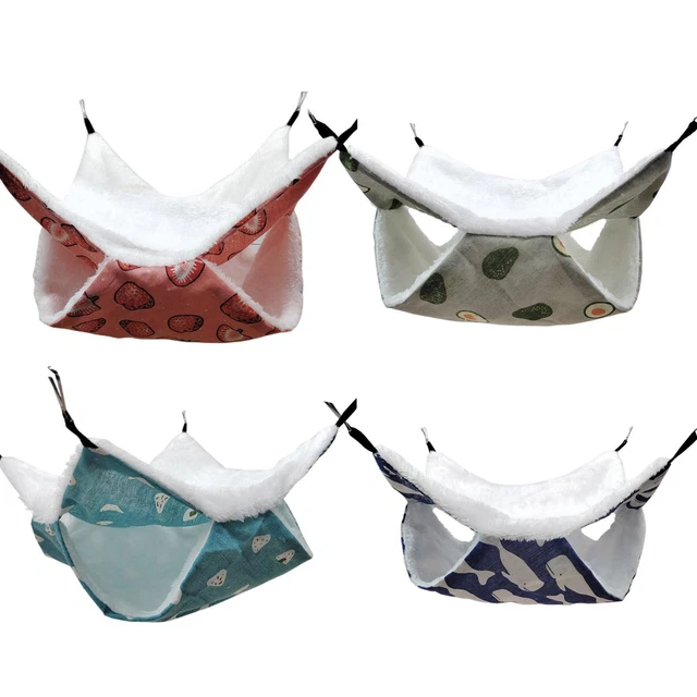 Pet Bird Hamster Ferret Rat Cat Squirrel Hammock Cage Hanging Nest Bed House