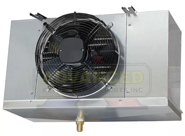 Low Profile Walk-In Cooler Evaporator Blower Single Fan 4,000 BTU, 730CFM, 115V