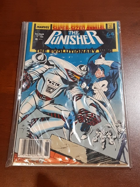 Marvel Super-Sized Annual The Punisher: The Evolutionary War #1 1988 See descri