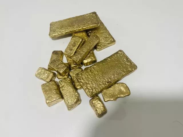 200 Grams Scrap Gold Bar For Gold Recovery Melted Different Computer Coins Pins 2