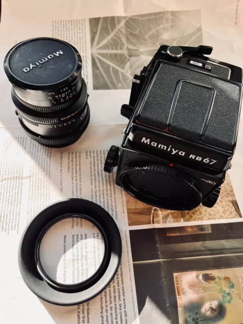 Mamiya Rb67 Pro sd Medium Format Camera with 90mm K/L Lens in mint condition