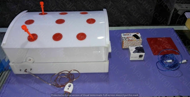BEST QUALITY LAPAROSCOPIC Endo Trainer Virtual Simulation Training Box ...
