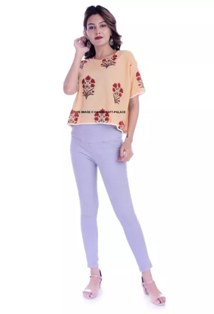 Estate Maniche Corte Top Sexy Donna Floreale Magliette T-Shirt Camicetta