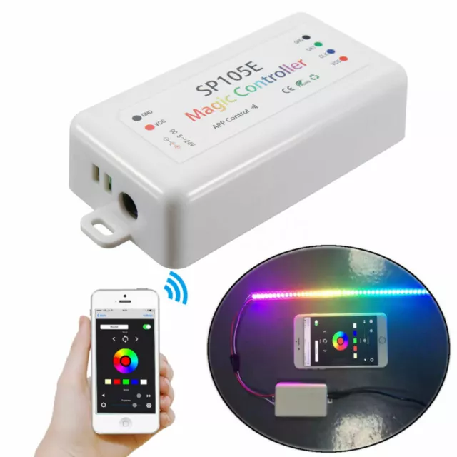 SP105E Magic Controller Bluetooth Pixels for IOS & Android APP ws2812b/ws2811
