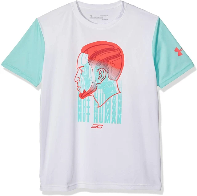 Under Armour ragazze dei ragazzi non umana camicia a maniche corte, Maglietta, S