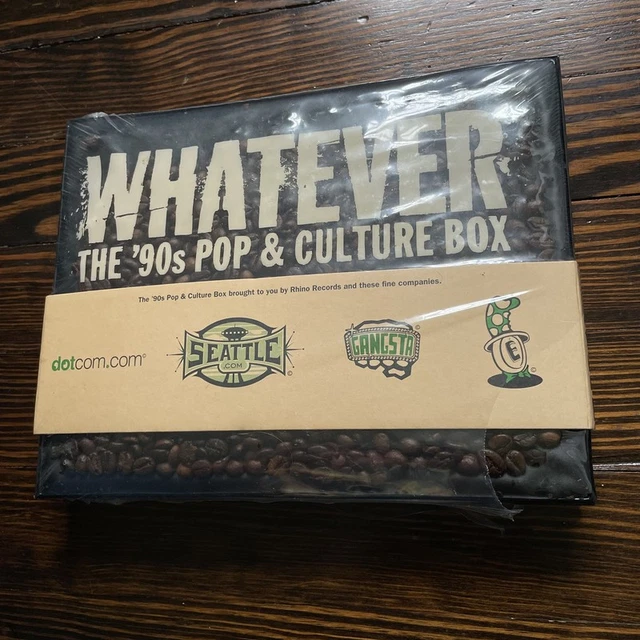 WHATEVER THE '90S Pop and Culture Box-plus Original Book-READ EUR