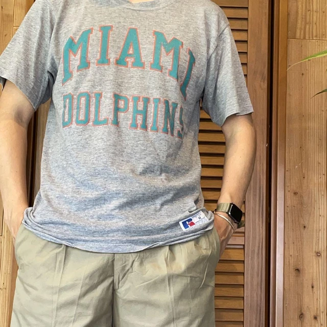 80S Russell Athletic T-Shirt Miami Dolphins Vintage