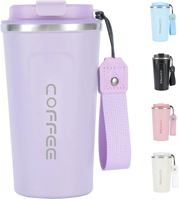 Travel Coffee Mug 16 Oz, Insulated Coffee Cups with Lid, Thermos Stainless Steel