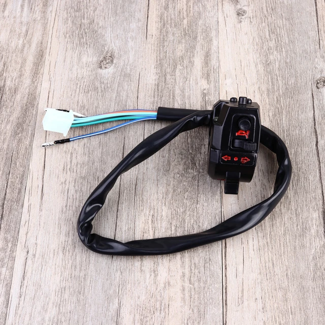 Durable Motorcycle Function Switch Handlebar Switch Turn Signal Horn Light Left