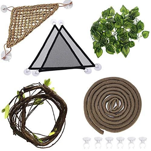 Bearded Dragon Tank Accessories: Lizard Hammock Jungle Climber