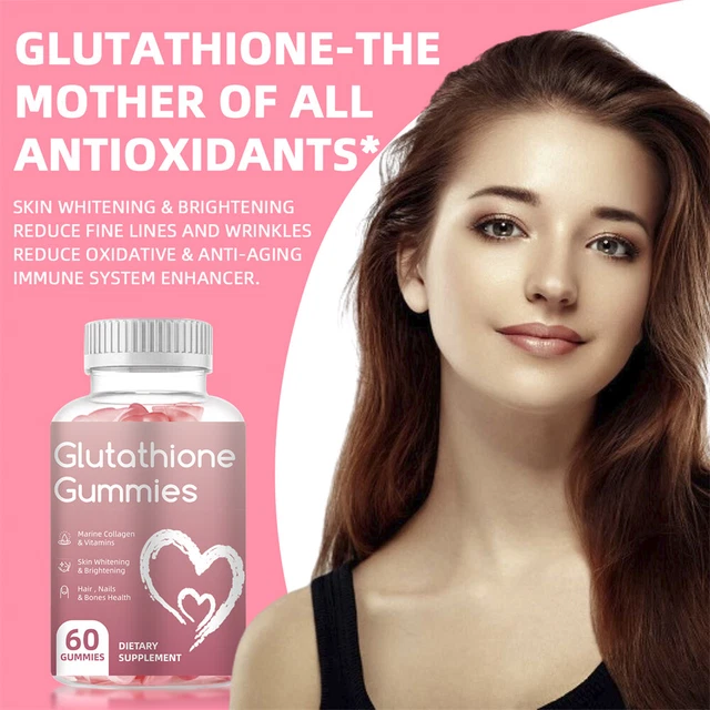 GLUTATHIONE SOFT AND Easy To Absorb Whitening Vitamin Collagen Helps