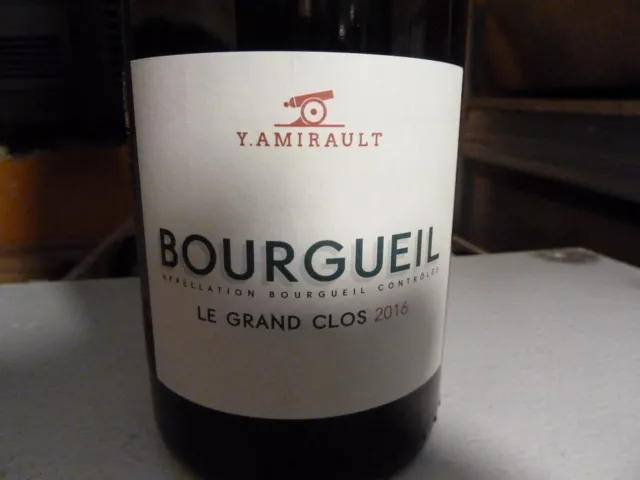 Bourgueil Y Amirault  2016-  "Le Grand Clos" !