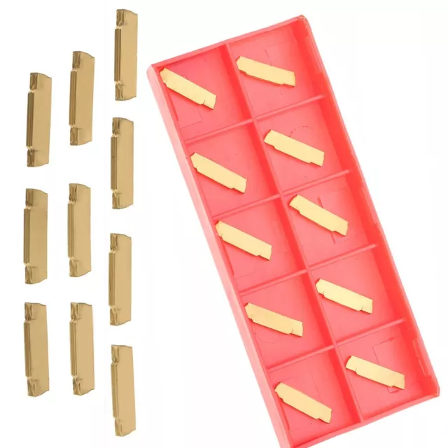 10pcs MGMN200-G 2mm Carbide Insert For MGEHR/MGIVR Grooving Cut-off Tool