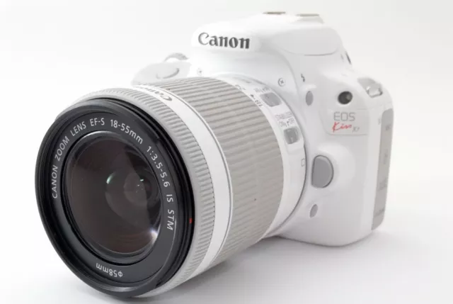 Canon EOS Rebel Sl1/100d / Kiss X7 18.0MP 18-55mm Blanc [ EXC Avec / 8GB SD