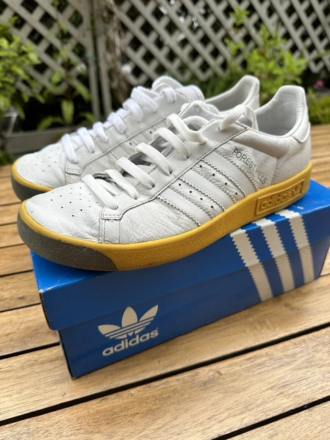 ADIDAS FOREST HILLS UK 8 tennis originals white gold rare deadstock 2003 50.00 PicClick UK