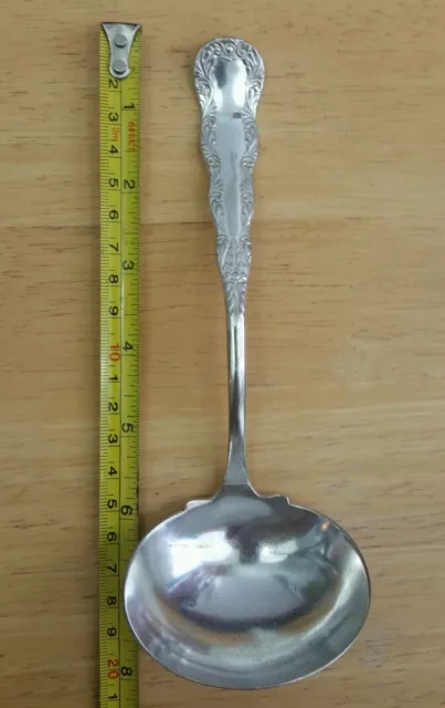 C ROGERS & BROS ANTIQUE c1893 IMPERIAL 👑 PTRN SILVERPLATED  BOUILLON 🍵 LADLE