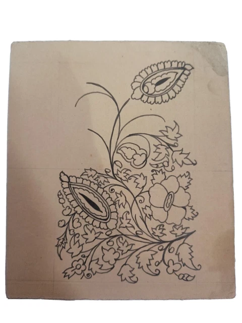 Antique old Design Handmade Rare Collectible Piece of Artwork Textile design