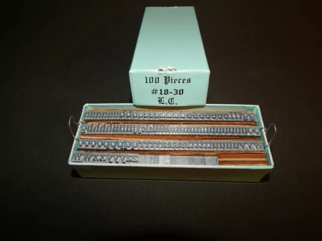 100 Pieces  Metal Type  #18-30