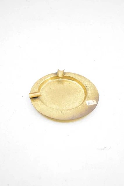 Cendrier En Laiton Petit Rond 11 CM
