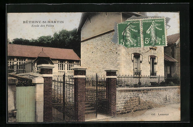 CPA Béthisy-St-Martin, Ecole des Filles