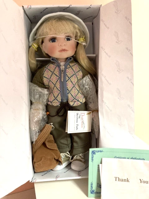 Duck House Heirloom Dolls MARLEE   Porcelain 16'' Limited Ed w/COA NEW IN BOX
