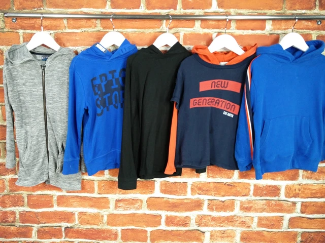 BOYS BUNDLE AGE 5-6 YEARS NEXT GEORGE etc JUMPER HOODIE HOODED TOP CASUAL 116CM