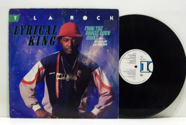 T-LA ROCK - lyrical king LP GREG NICE golden-era hip-hop 80s RAP / UK ORIG.