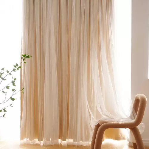 Blackout Curtain Room Curtain High Shading Double Drape Party Lace Curtain Girls