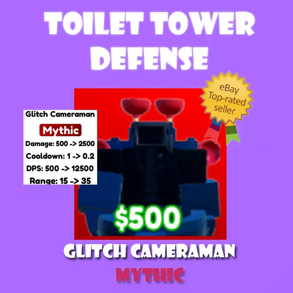 Toilet Tower Defense | Roblox | TTD | Corrupted Cameraman