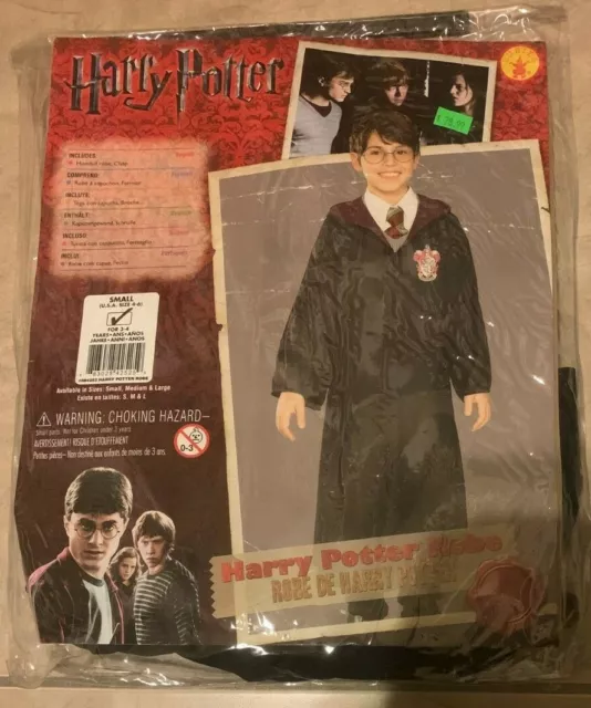 Vestido de Harry Potter Licencia Oficial Rubíes Disfraz Set Unisex Juventud Pequeño NUEVO