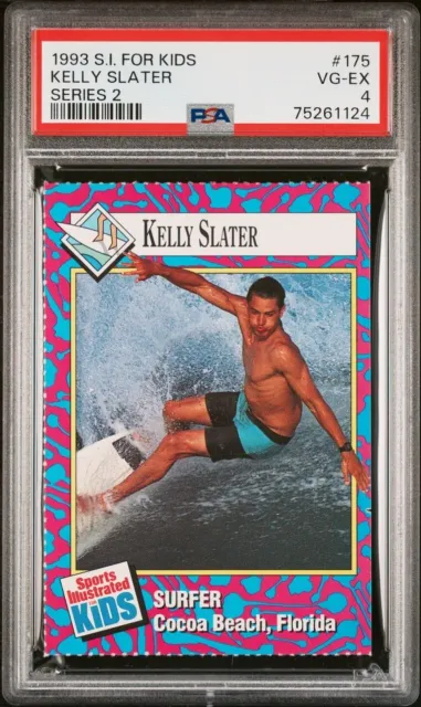 Kelly Slater 1993 Sports Illustrated Si For Kids Rc Psa 4