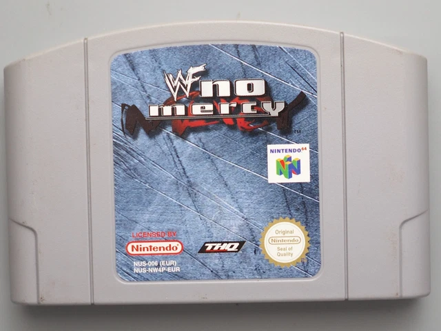 WWF No Mercy for Nintendo 64 **100% ORIGINAL** N64 CART